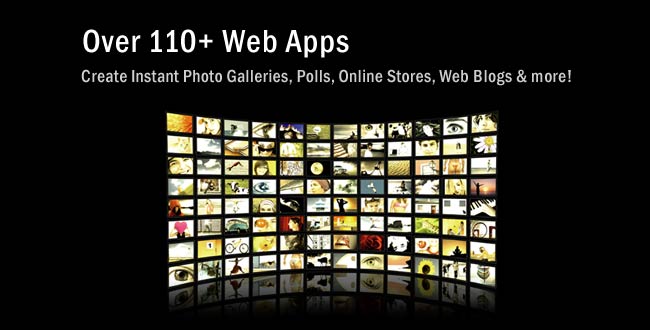 Over 110+ Web Apps Pre-Installed