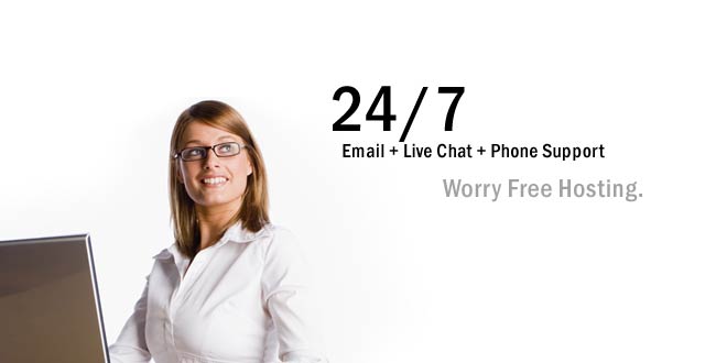 We're Available 24/7 via Email + Live Chat + Phone Support